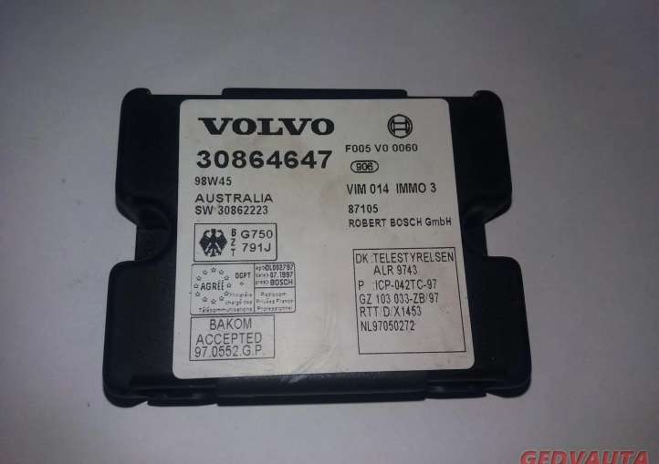 30864647 Volvo S40, V40 Imobilaizerio valdymo blokas