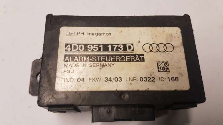 4D0951173D Audi A6 S6 C5 4B Signalizacijos valdymo blokas