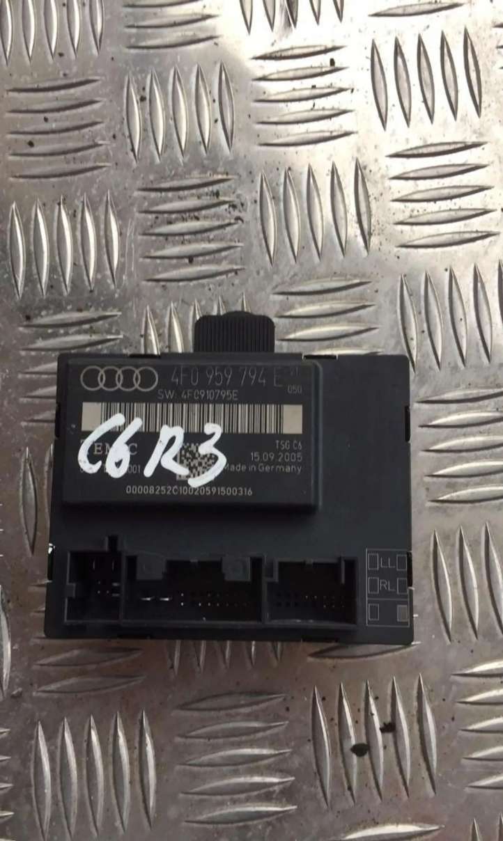 4f0959794e Audi A6 S6 C6 4F Durų elektronikos valdymo blokas