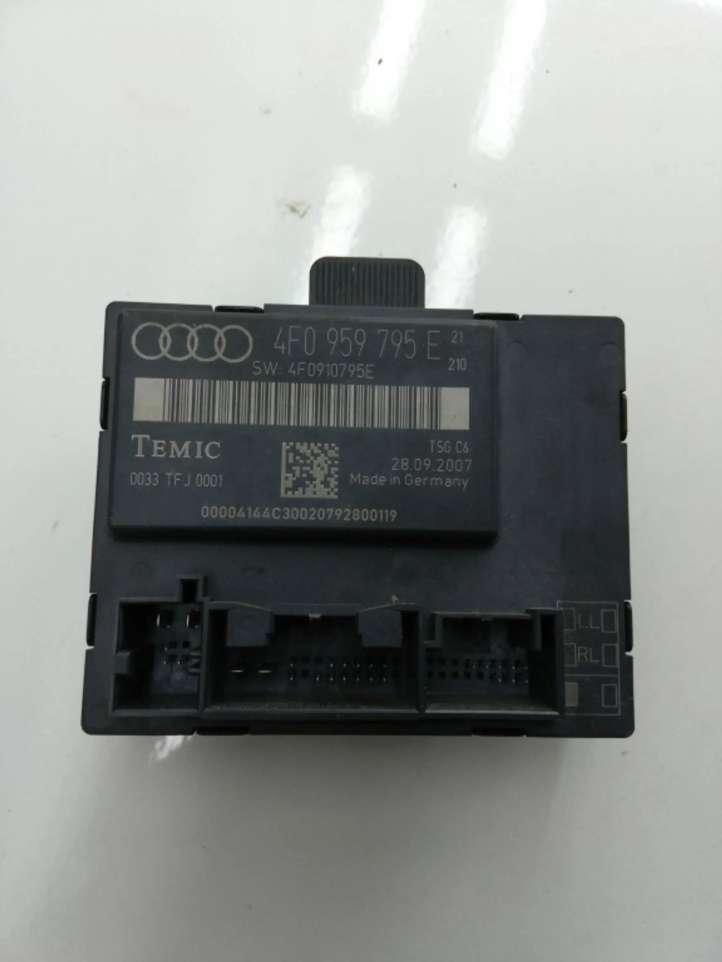 4F0959795E Audi A6 S6 C6 4F Durų elektronikos valdymo blokas