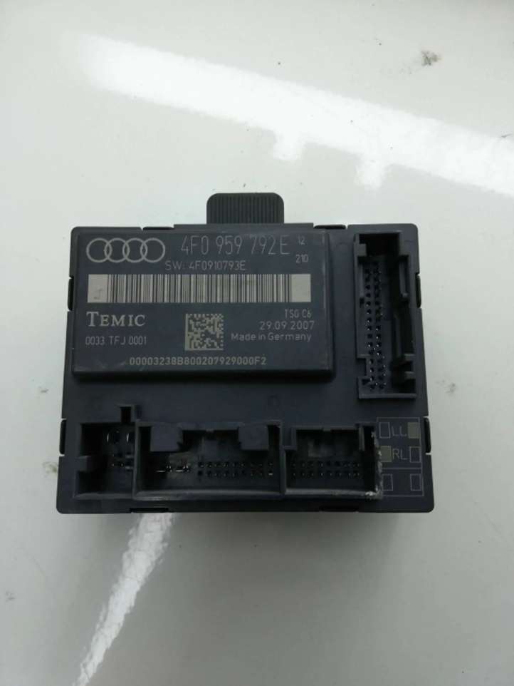 4F0959792E Audi A6 S6 C6 4F Durų elektronikos valdymo blokas