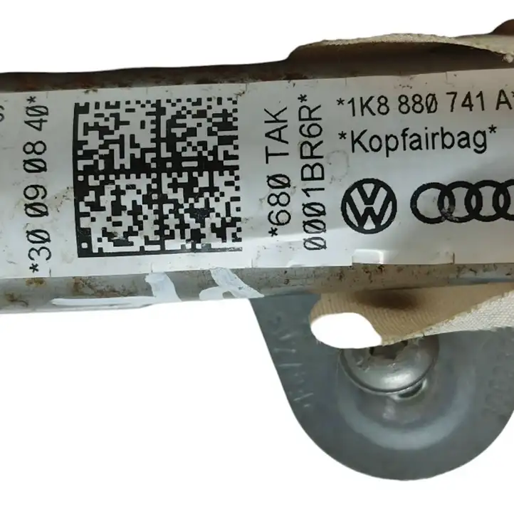 Volkswagen Scirocco (2008 - 2014) 1K8880741A Боковая подушка безопасности шторка — фото 8