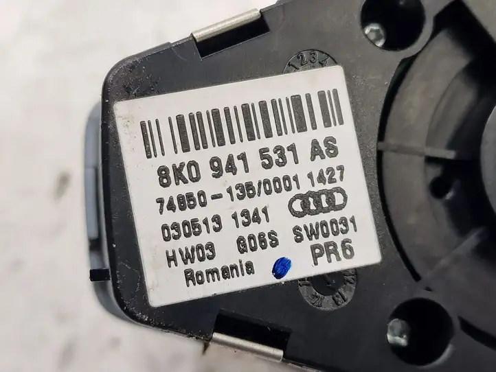 Audi A5 8T 8F (2011 - 2016) 8K0941531AS Включатель фонарей — фото 4