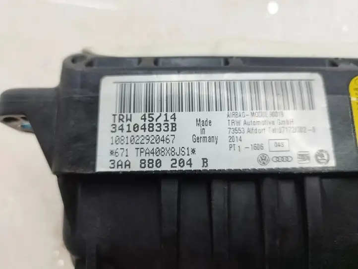 Volkswagen PASSAT B7 (2011 - 2014) 3AA880204B Подушка безопасности пассажира — фото 3