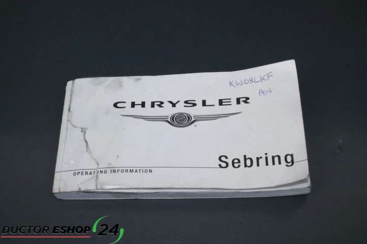 Chrysler Sebring (JS) Serviso knygelė