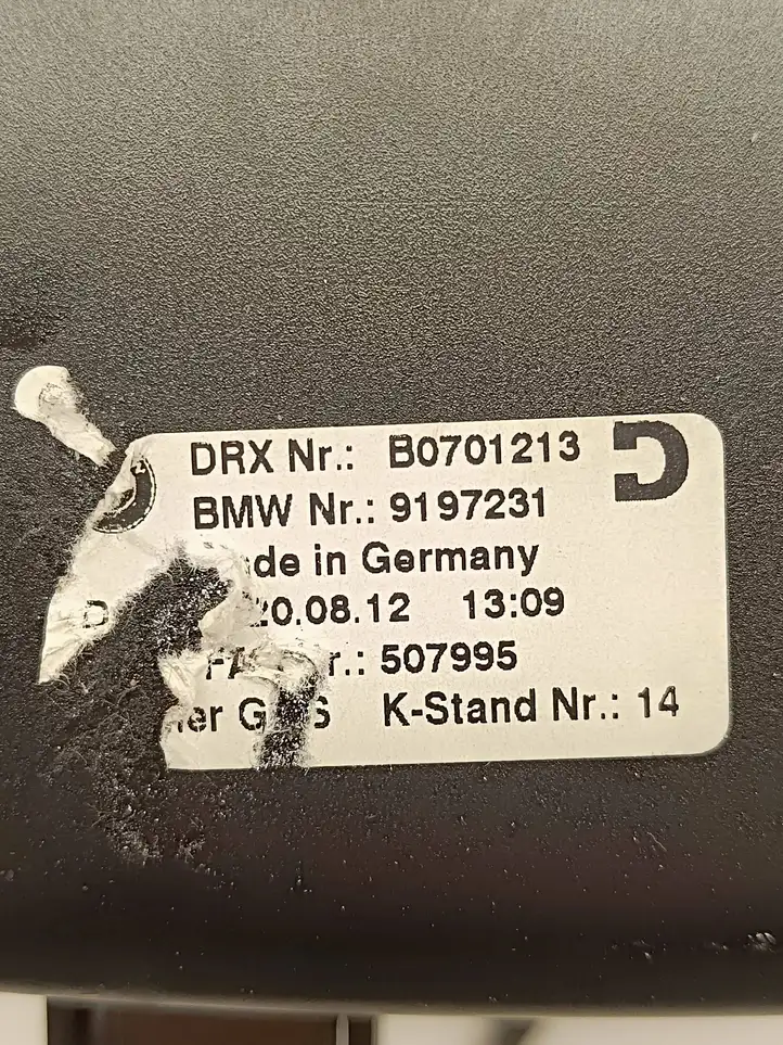 BMW 6 F06 Gran coupe (2012 - 2018) 9197231 Пепельница — фото 6