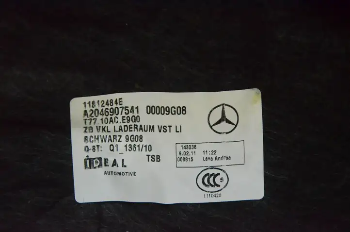 Mercedes-Benz GLK X204 (2008 - 2016) A2046907541 Боковая обшивка багажника — фото 4
