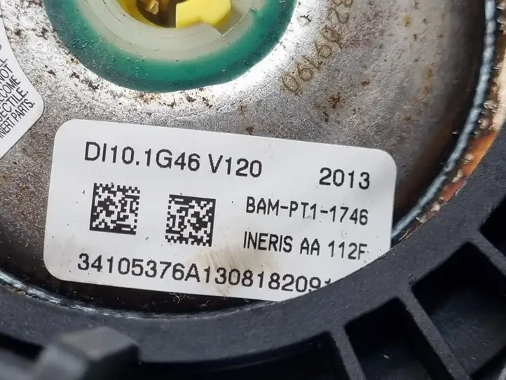 Ford Fiesta (2013 - 2017) 8V51A042B85CA Подушка безопасности руля — фото 9