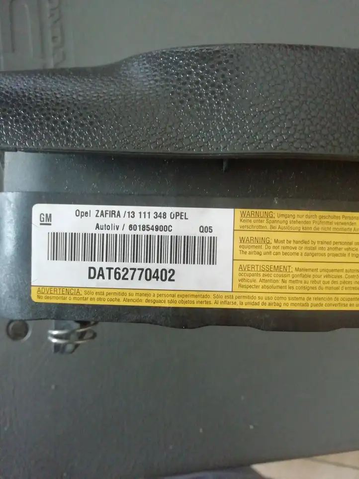 Opel Zafira B (2006 - 2008) 13111348 Подушка безопасности руля — фото 3