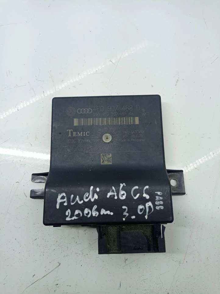 4f0907468d Audi A6 S6 C6 4F Gateway valdymo modulis