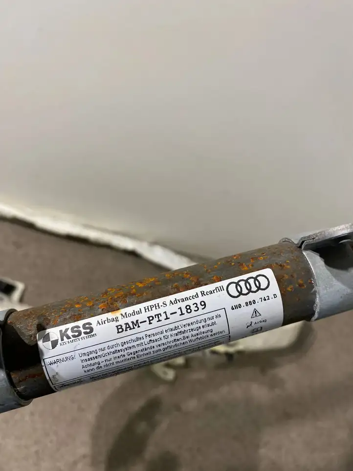 Audi A8 S8 D4 4H (2010 - 2014) 4H0880742D Боковая подушка безопасности шторка — фото 6