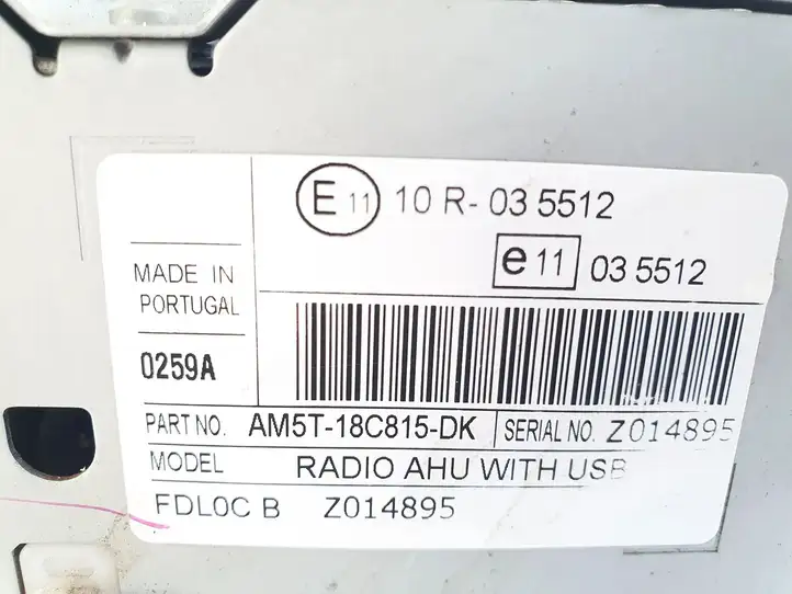 Ford Fiesta (2013 - 2017) AM5T18C815DK Магнитола / мультимедийная система — фото 4