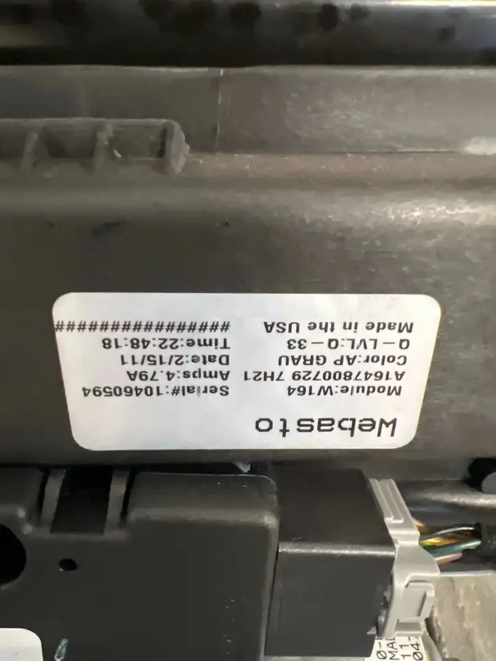 Mercedes-Benz ML W164 (2005 - 2011) A1648201442 Комплект люка крыши — фото 7