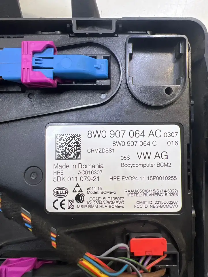 Audi A4 S4 B9 (2015 - 2019) 8W0907064AC Модуль комфорта — фото 3