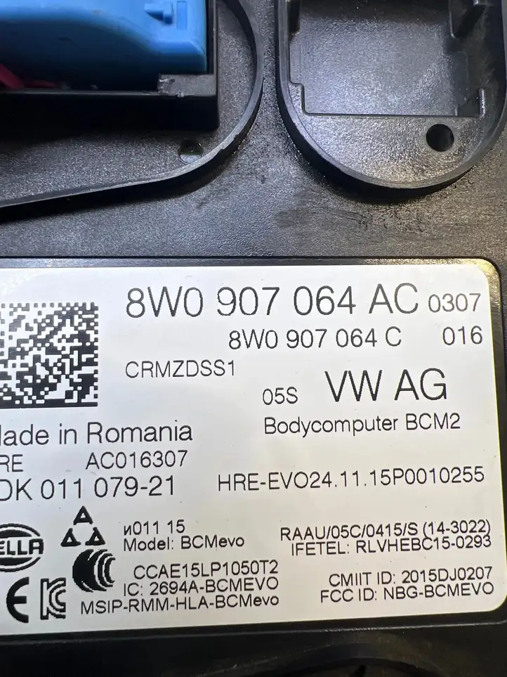 Audi A4 S4 B9 (2015 - 2019) 8W0907064AC Модуль комфорта — фото 4