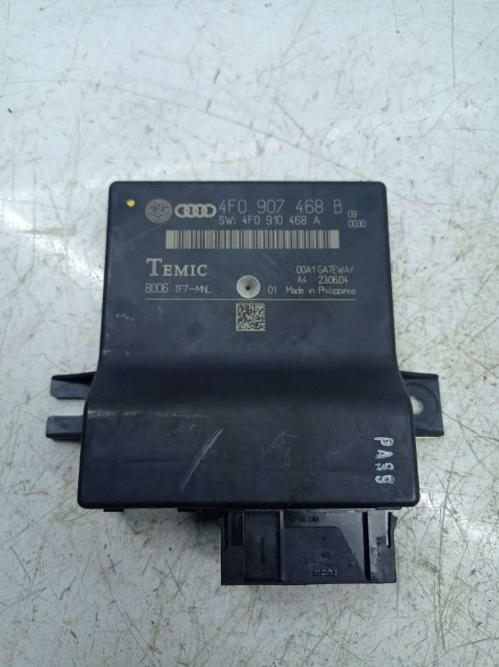 4F0907468B Audi A6 S6 C6 4F Gateway valdymo modulis