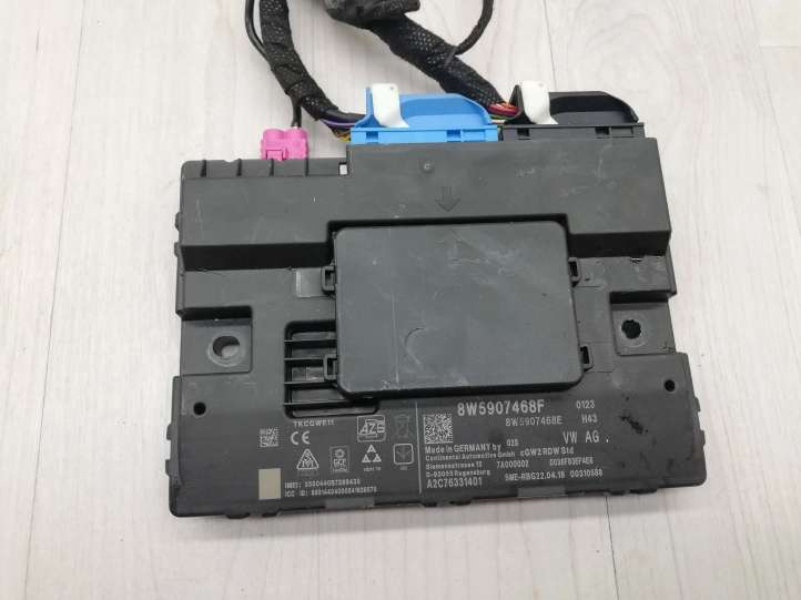 8w5907468f Audi A4 S4 B9 Gateway valdymo modulis