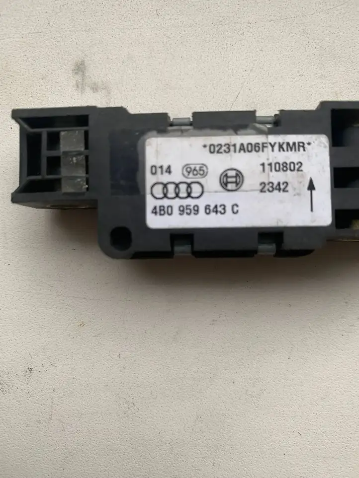 Audi A6 Allroad C5 (2000 - 2006) 4B0959643C Датчик удара SRS — фото 5