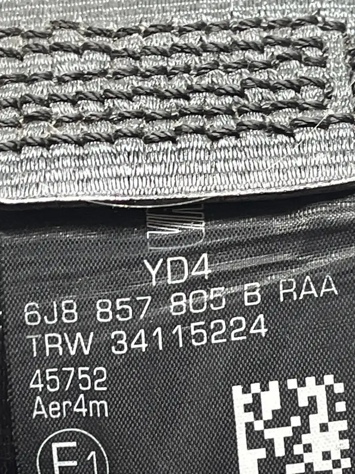 Seat Ibiza IV (6J,6P) (2008 - 2017) 6J8857805B Задний ремень безопасности — фото 3