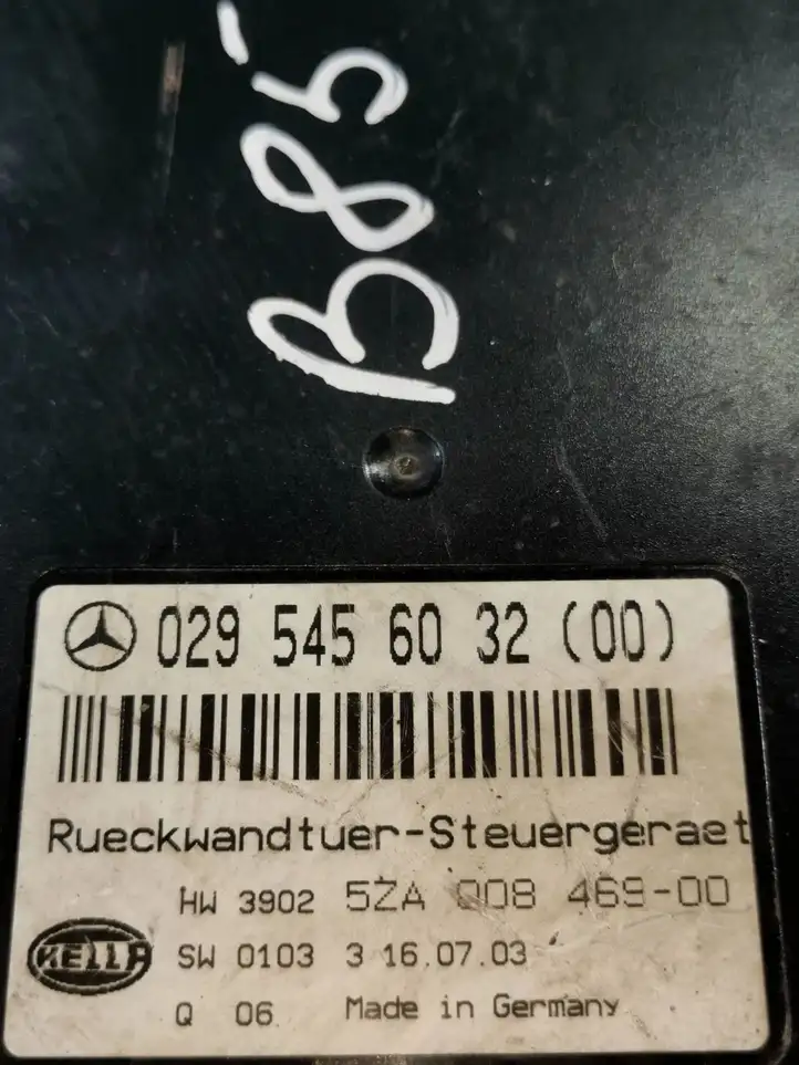 Mercedes-Benz E W211 (2002 - 2009) 0295456032 Блок управления крышкой багажника — фото 5