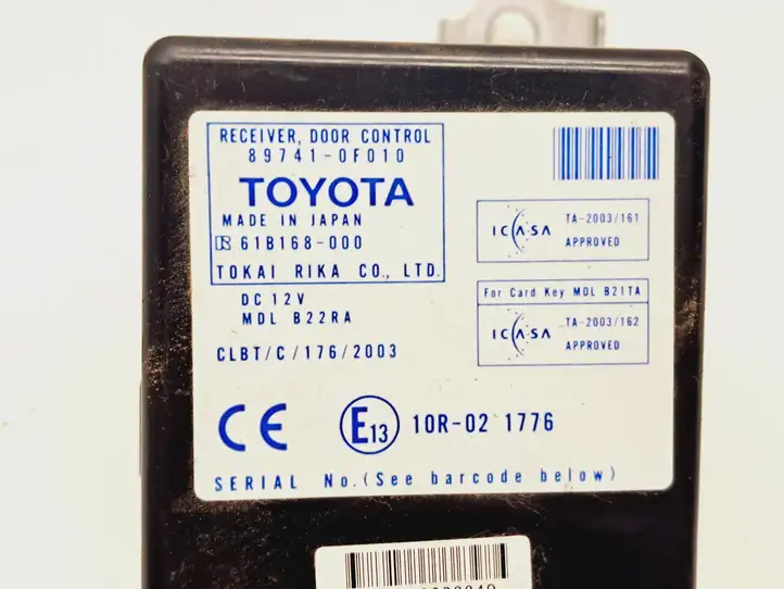 Toyota Corolla Verso AR10 (2004 - 2009) 897410F010 Блок управления дверью — фото 6
