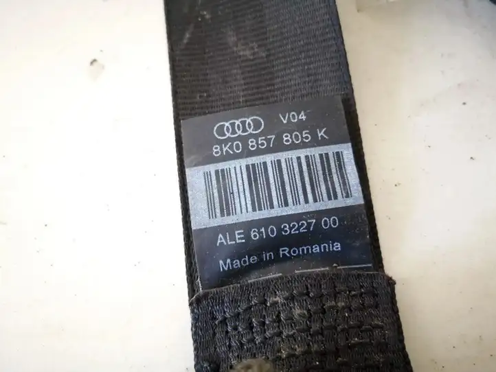 Audi A5 8T 8F (2007 - 2011) 8k0857805k Задний ремень безопасности — фото 3