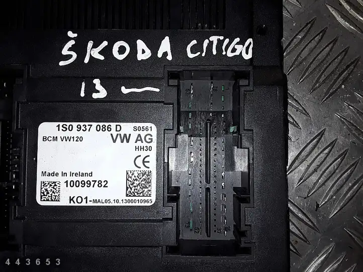 Skoda Citigo (2011 - 2017) 1S0937086D Блок управления двигателем (ЭБУ) — фото 12