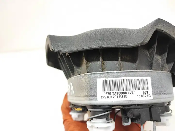 Volkswagen Caddy (2010 - 2015) 2K5880201F Подушка безопасности руля — фото 6