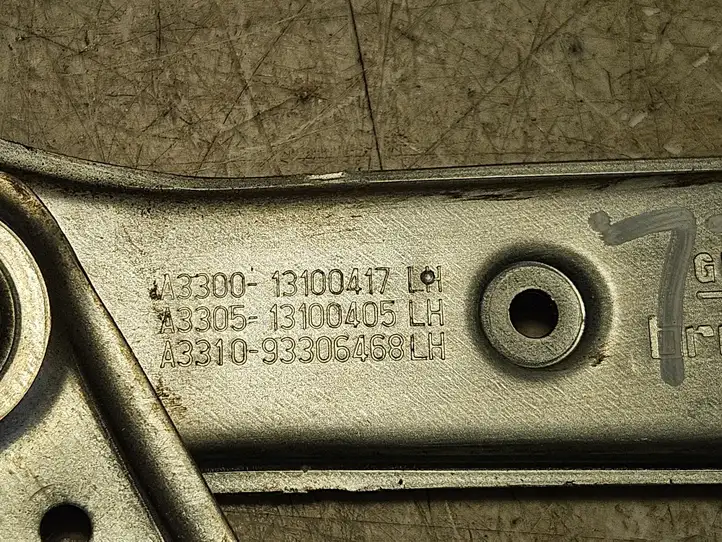 Opel Astra H (2004 - 2009) 13100417 Электростеклоподъемник передний (комплект) — фото 3