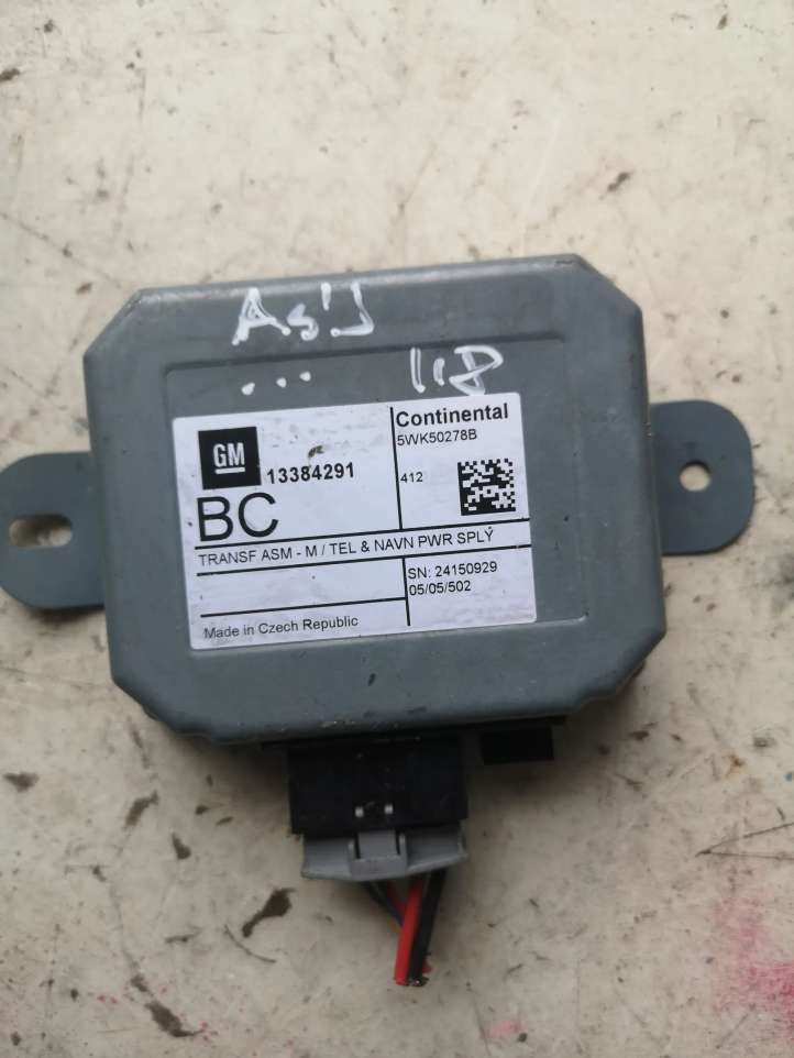 13384291 Opel Astra J Navigacijos (GPS) valdymo blokas