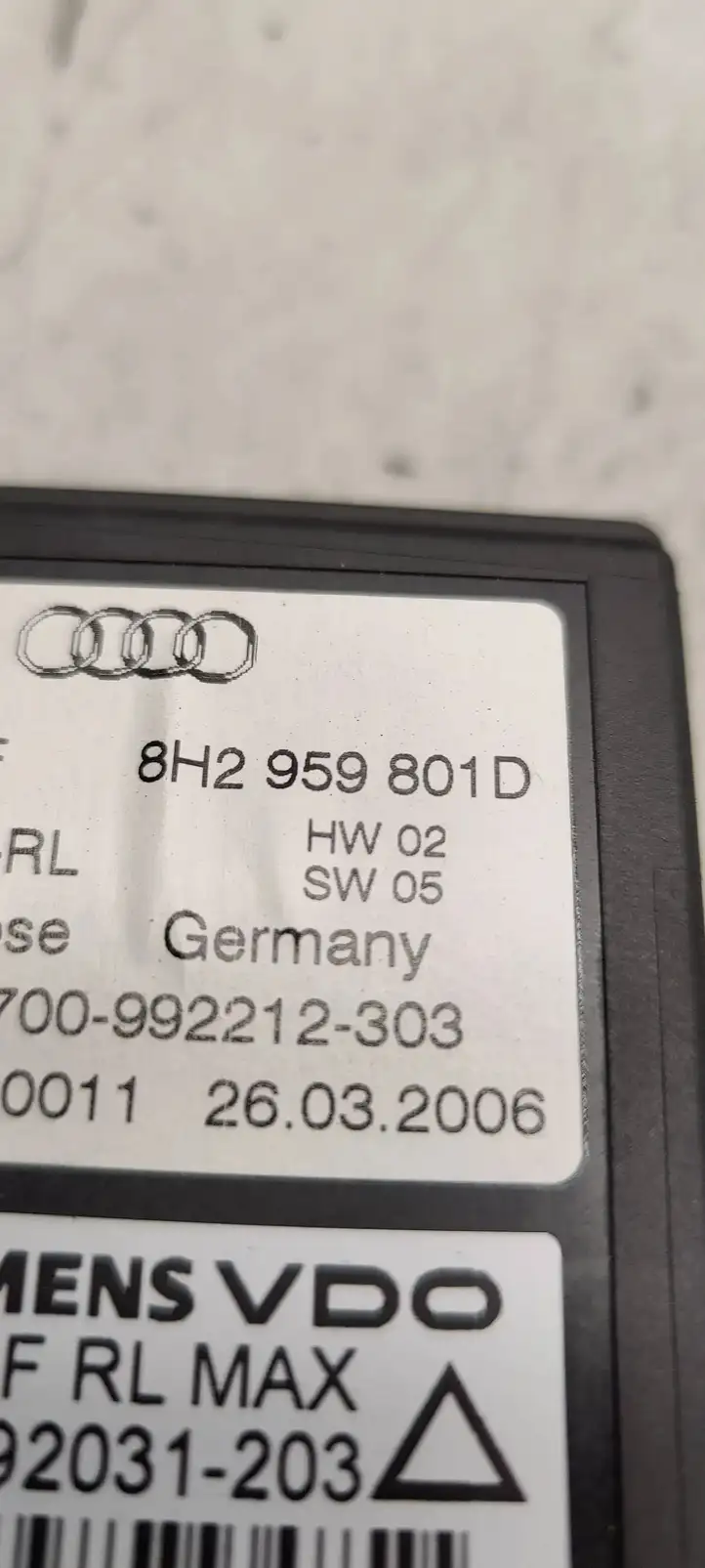 Audi A4 S4 B7 8E 8H (2004 - 2009) 8H2959801D Электростеклоподъемник передний (комплект) — фото 4