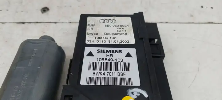 Audi A4 S4 B6 8E 8H (2000 - 2006) 8E0959802A Стеклоподъемник задней двери — фото 5