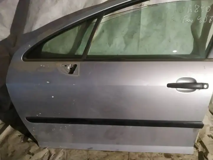 Peugeot 407 (2004 - 2011) pilkos Дверь — фото 2