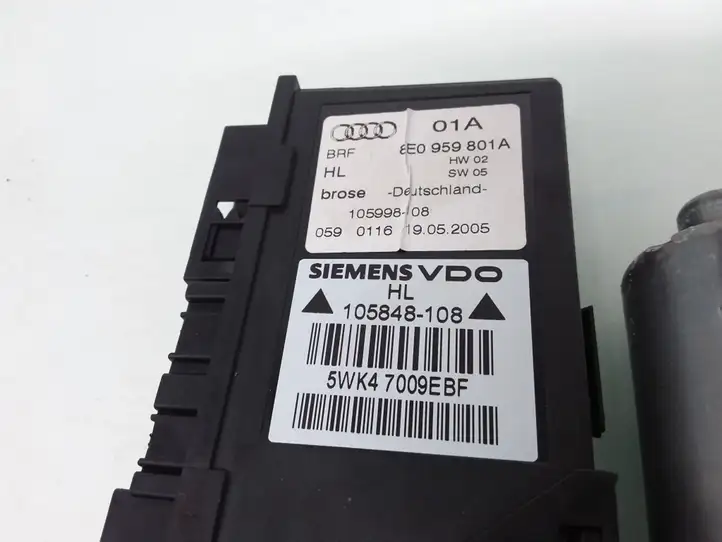Audi A4 S4 B7 8E 8H (2004 - 2009) 8E0959801A Стеклоподъемник задней двери — фото 4
