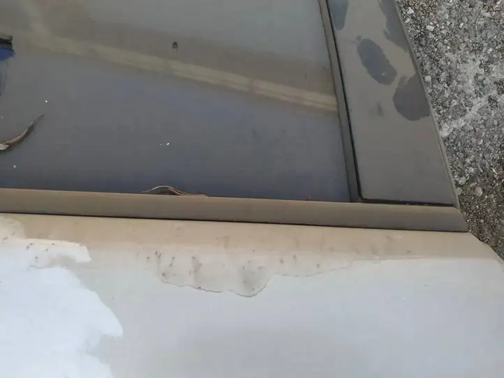 Ford Focus (2005 - 2008) Накладка стекла задней двери — фото 3