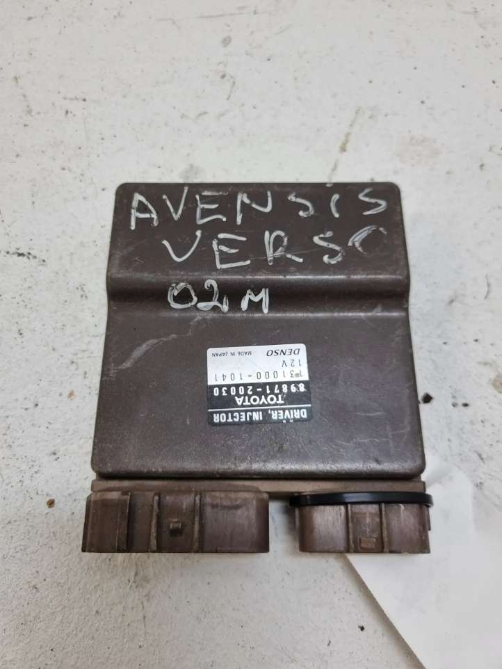 Toyota Avensis Verso (2001 - 2004)  8987120030 Блок управления топливных форсунок