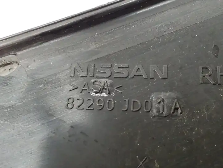 Nissan Qashqai (2006 - 2010) 82290JD01A Накладка стекла задней двери — фото 3