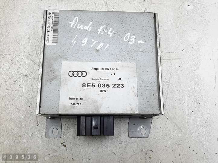 8e5035223 Audi A4 S4 B6 8E 8H Garso stiprintuvas