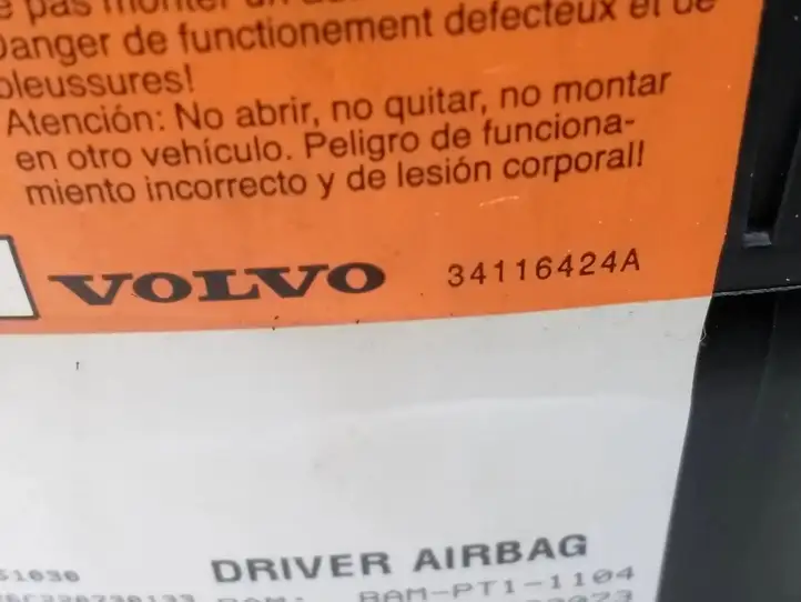 Volvo V60 (2010 - 2013) 34116424 Подушка безопасности руля — фото 4