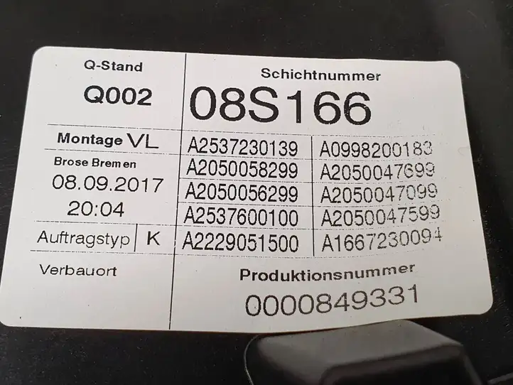 Mercedes-Benz GLC X253/C253 (2015 - ) A2139069901 Электростеклоподъемник передний (комплект) — фото 5