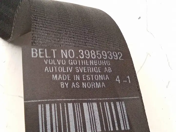 Volvo V70 (2007 - 2013) 39859392 Задний ремень безопасности — фото 5