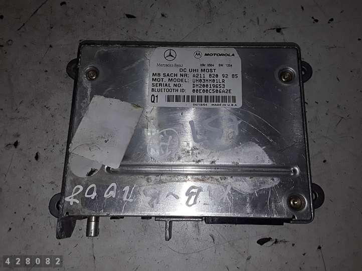 A2118209285 Mercedes-Benz B W245 Bluetooth modulis