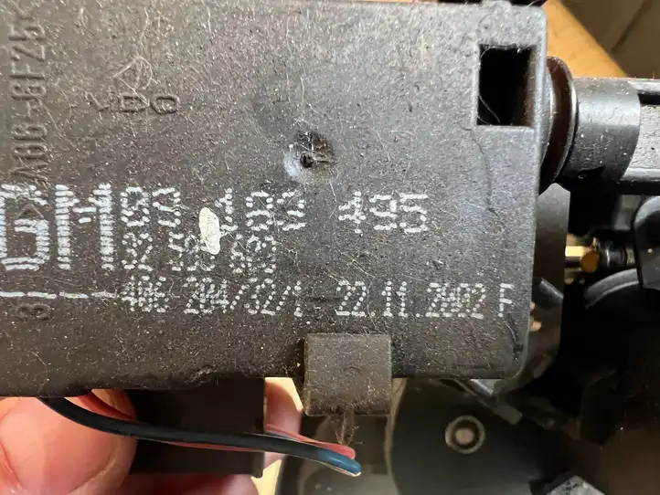 Opel Corsa C (2000 - 2003) 09183495 Замок крышки багажника — фото 3