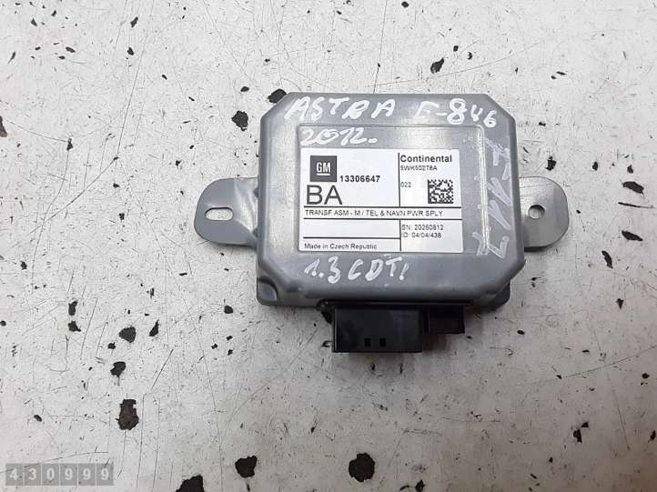 13306647 Opel Astra H Navigacijos (GPS) valdymo blokas