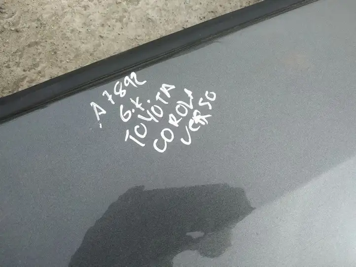 Toyota Corolla Verso AR10 (2004 - 2009) pilkos Задняя дверь — фото 3