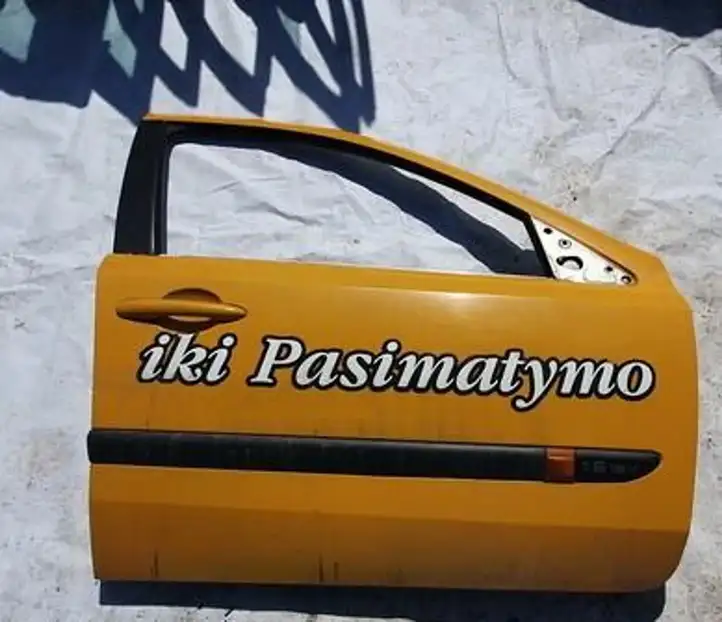 Renault Laguna (2001 - 2005)  geltonos Дверь