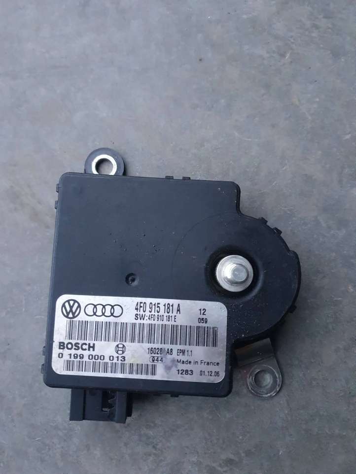 4F0915181A Audi A6 S6 C6 4F Maitinimo valdymo blokas