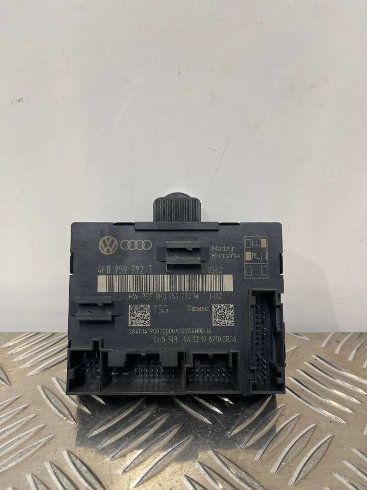 4F0959792T Audi Q7 4L Durų elektronikos valdymo blokas