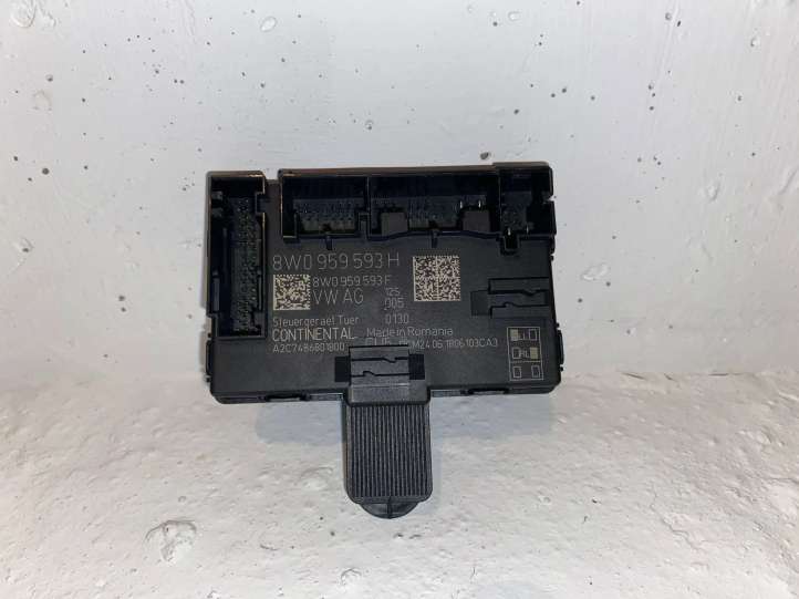 8W0959593H Audi A4 S4 B9 Durų elektronikos valdymo blokas