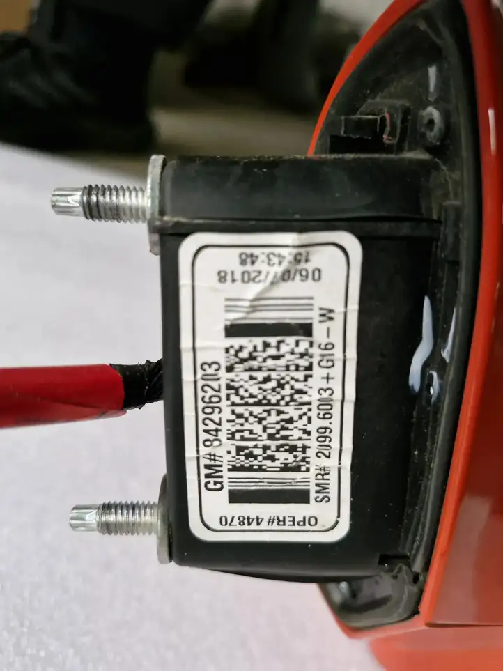 Chevrolet Camaro (2018 - ) 84296203 Боковое зеркало с электроприводом — фото 6